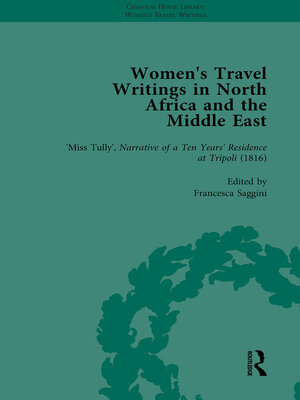 cover image of Women's Travel Writings in North Africa and the Middle East, Part I Vol 3